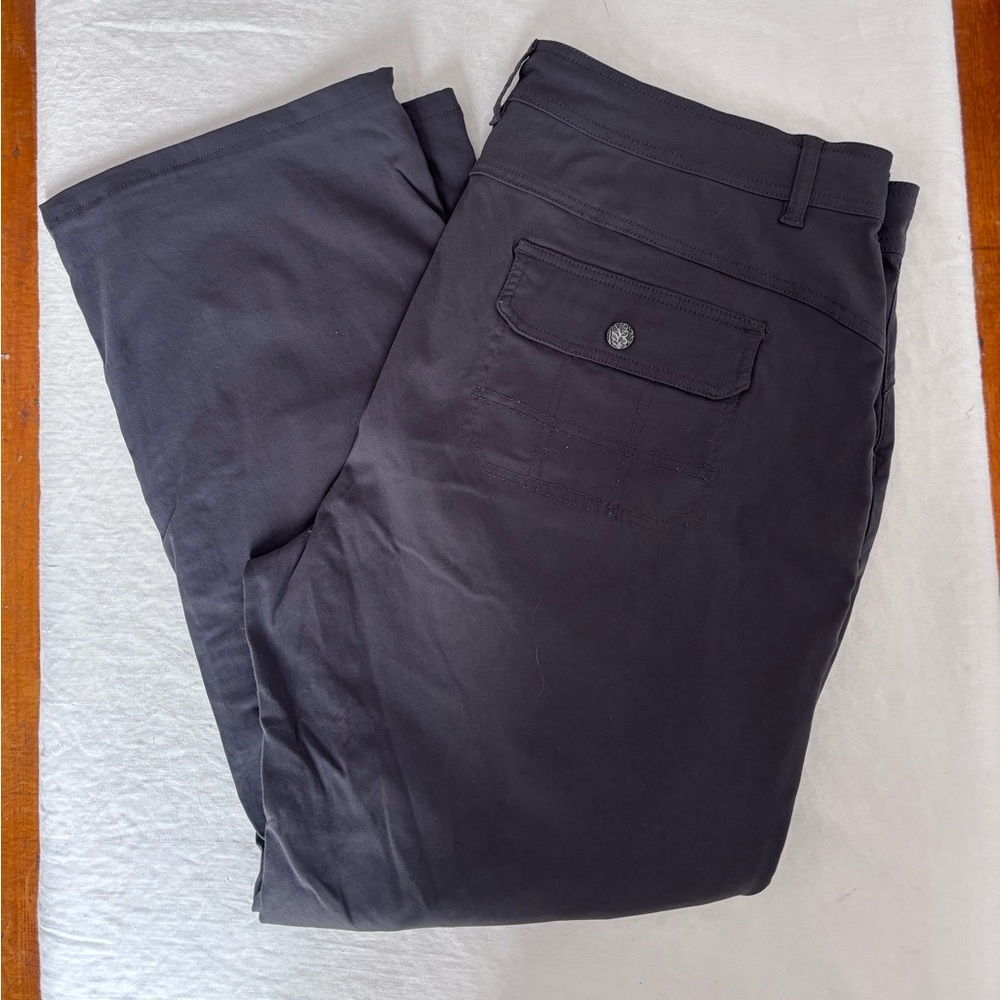 Women’s Prana Halle Pants in Grey UPF 50 Stretch Zion Size 20w